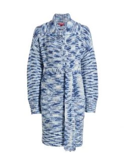 STAUD Marigold Melange Belted Cardigan Dusk -STAUD popular shop unnamed file 1018