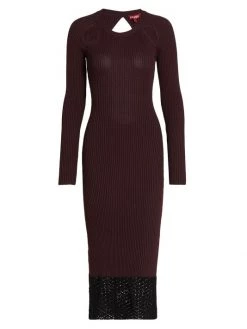 STAUD Mulholland Midi Dress