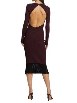 STAUD Mulholland Midi Dress -STAUD popular shop unnamed file 1037