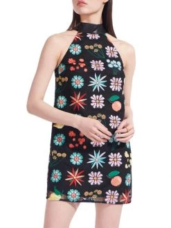 STAUD Sicily Georgette Shift Dress -STAUD popular shop unnamed file 1042