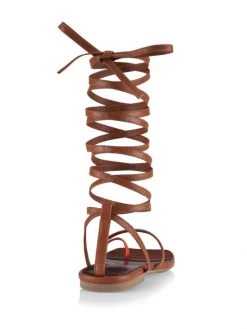 STAUD Nicola Leather Gladiator Sandals -STAUD popular shop unnamed file 1063