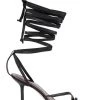 STAUD Nicola Leather Wrap Sandals -STAUD popular shop unnamed file 1102