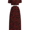 STAUD Calypso Poppy Cut-Out Dress -STAUD popular shop unnamed file 1115