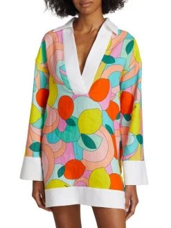 STAUD Enzo Printed Tunic Top -STAUD popular shop unnamed file 1149