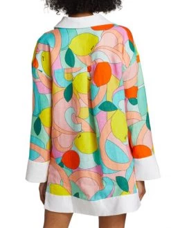 STAUD Enzo Printed Tunic Top -STAUD popular shop unnamed file 1151