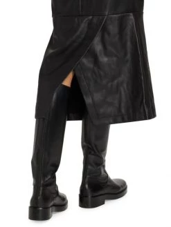 STAUD Laurel Faux Leather Skirt -STAUD popular shop unnamed file 1159