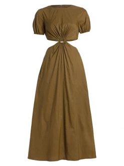 STAUD Calypso Cut-Out Maxi Dress Black -STAUD popular shop unnamed file 1187