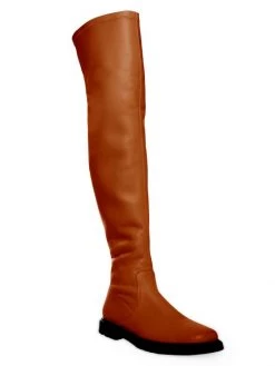 STAUD Belle Vegan Leather Over-The-Knee Boots
