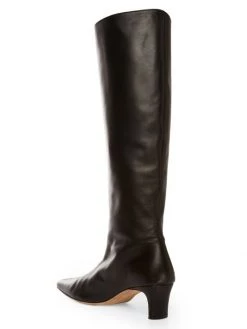 STAUD Valletta Leather Zip-Front Boots -STAUD popular shop unnamed file 1197