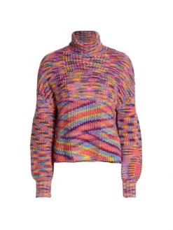 STAUD Benny Knit Turtleneck Sweater Dusk -STAUD popular shop unnamed file 1215