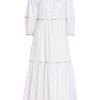 STAUD Demi Short Puff-Sleeve Maxi Dress Biscotti White -STAUD popular shop unnamed file 1232