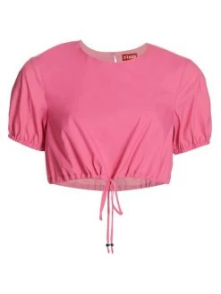 STAUD Prato Crop Short Puff-Sleeve Top Wild Orchid 7 STAUD Prato Crop Short Puff-Sleeve Top Wild Orchid -STAUD popular shop unnamed file 1260