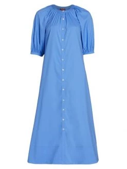 STAUD Vincent Maxi Shirtdress Navy 13 STAUD Vincent Maxi Shirtdress Navy -STAUD popular shop unnamed file 1266