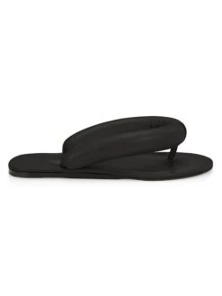 STAUD Rita Padded Leather Thong Sandals