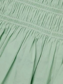 STAUD Ida Smocked Top Tan -STAUD popular shop unnamed file 1299