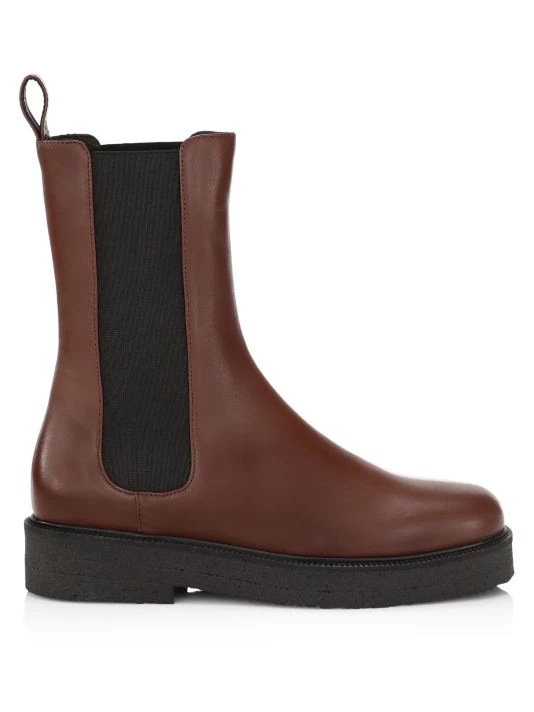 STAUD Palamino Leather Chelsea Boots Mahogany Black 9 STAUD Palamino Leather Chelsea Boots Mahogany Black - Image 8