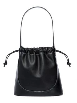 STAUD Cinch Leather Bucket Bag Black -STAUD popular shop unnamed file 141