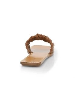 STAUD Nina Ruched Leather Sandals -STAUD popular shop unnamed file 158