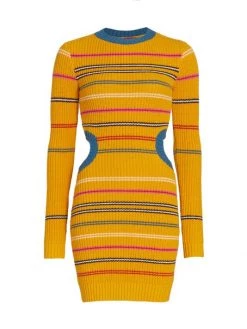 STAUD Seaway Knit Dress