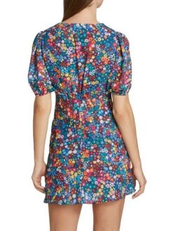 STAUD Milla Floral-Print Crepe De Chine Minidress -STAUD popular shop unnamed file 183