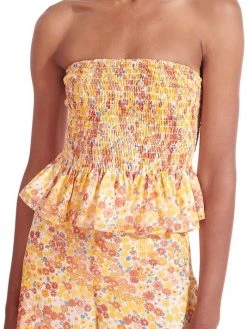 STAUD Bernadette Smocked Strapless Top -STAUD popular shop unnamed file 200