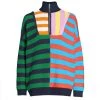 STAUD Hampton Colorblocked Sweater Cabana Stripe -STAUD popular shop unnamed file 202