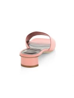 STAUD Simone Leather Mules Grapefruit -STAUD popular shop unnamed file 239