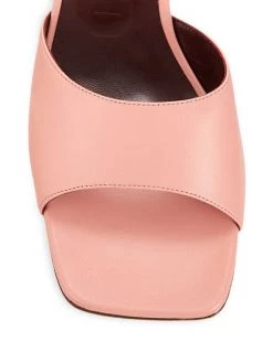 STAUD Simone Leather Mules Grapefruit -STAUD popular shop unnamed file 240