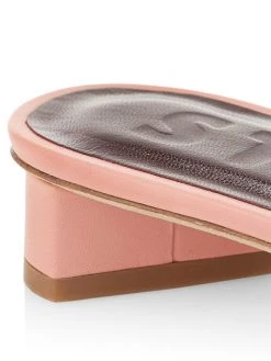 STAUD Simone Leather Mules Grapefruit -STAUD popular shop unnamed file 242