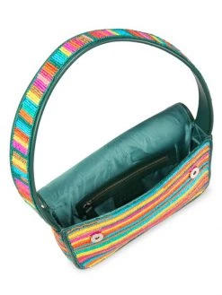 STAUD Tommy Beaded Sunset Stripe Shoulder Bag -STAUD popular shop unnamed file 254