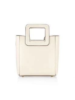 STAUD Mini Shirley Leather Tote Spice