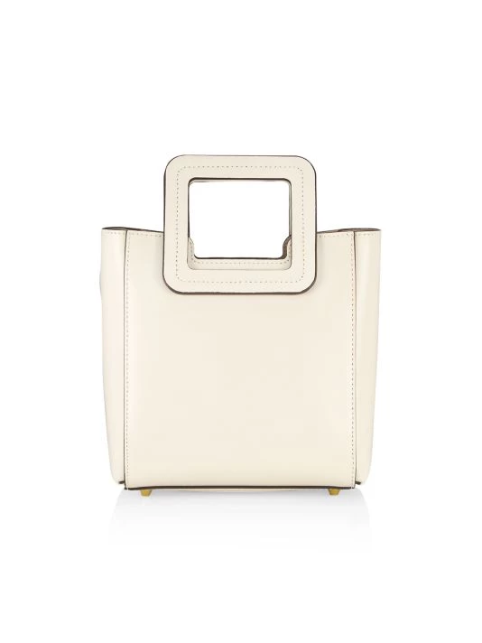 STAUD Mini Shirley Leather Tote Spice 3 STAUD Mini Shirley Leather Tote Spice