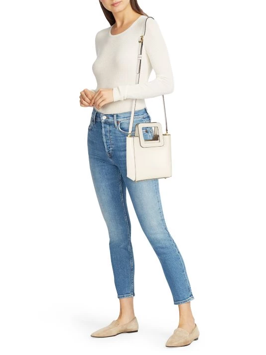 STAUD Mini Shirley Leather Tote Spice 5 STAUD Mini Shirley Leather Tote Spice - Image 3