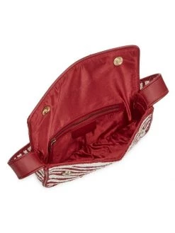 STAUD Tommy Beaded Animal-Print Shoulder Bag -STAUD popular shop unnamed file 265