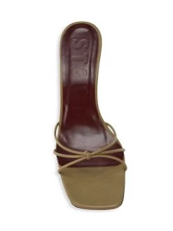 STAUD Pippa Leather Wedge Sandals -STAUD popular shop unnamed file 270