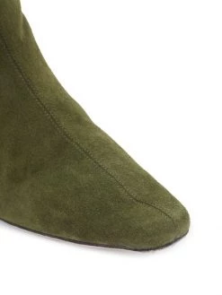 STAUD Wally Tall Suede Boots Olive -STAUD popular shop unnamed file 29