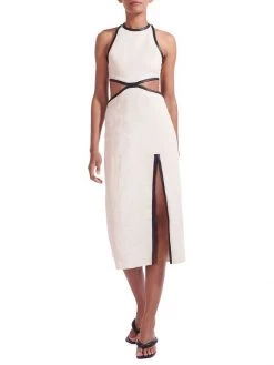 STAUD Delmore Cutout Linen Midi-Dress 11 STAUD Delmore Cutout Linen Midi-Dress -STAUD popular shop unnamed file 299