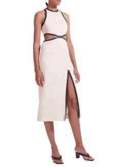 STAUD Delmore Cutout Linen Midi-Dress 12 STAUD Delmore Cutout Linen Midi-Dress -STAUD popular shop unnamed file 300