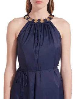 STAUD Benoit Embellished Nylon Maxi Dress -STAUD popular shop unnamed file 327