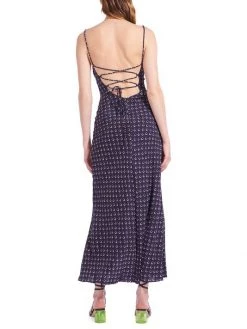 STAUD Bellamy Lace-Up-Back Maxi Dress -STAUD popular shop unnamed file 333