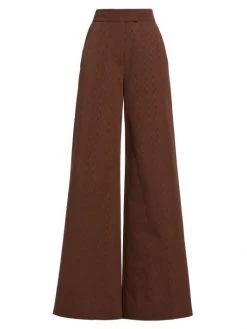 STAUD Oak High-Rise Wide-Leg Pants