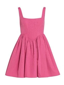 STAUD Landscape Corset Minidress