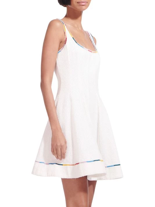 STAUD Wells Embroidered Minidress 5 STAUD Wells Embroidered Minidress - Image 3