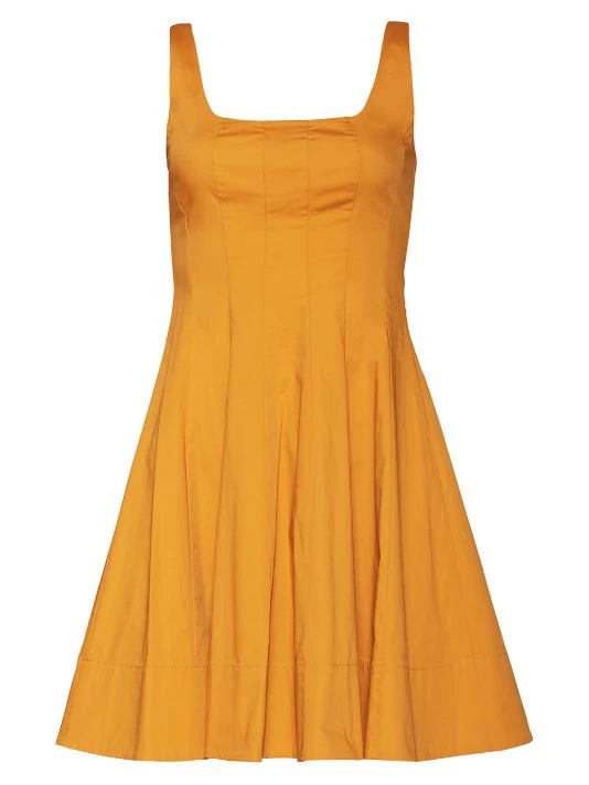 STAUD Wells Poplin Midi-Dress Rosebud 14 STAUD Wells Poplin Midi-Dress Rosebud - Image 12