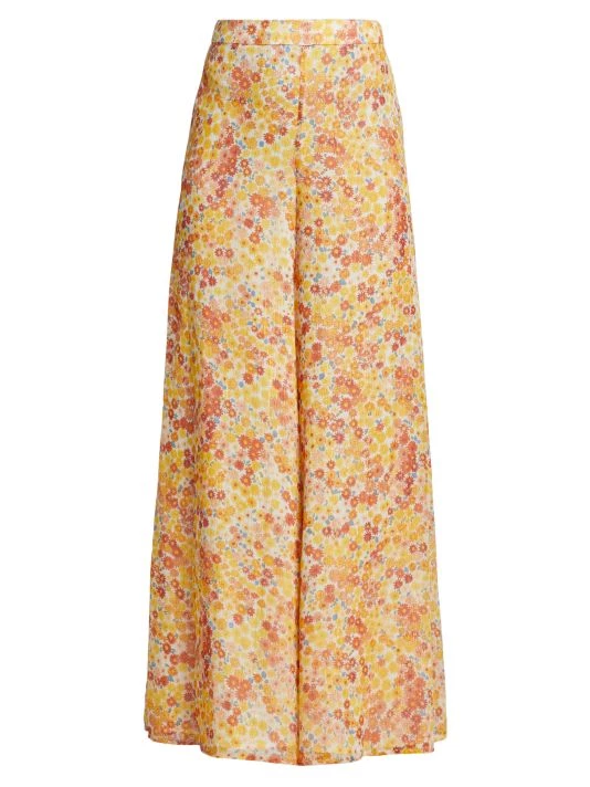 STAUD Vallea Floral Wide-Leg Pants 3 STAUD Vallea Floral Wide-Leg Pants