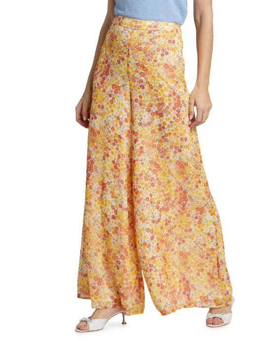 STAUD Vallea Floral Wide-Leg Pants 6 STAUD Vallea Floral Wide-Leg Pants - Image 4