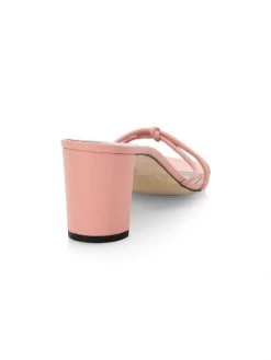 STAUD Pippa Leather Mules Grapefruit -STAUD popular shop unnamed file 476