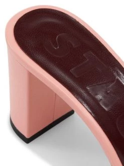 STAUD Pippa Leather Mules Grapefruit -STAUD popular shop unnamed file 479