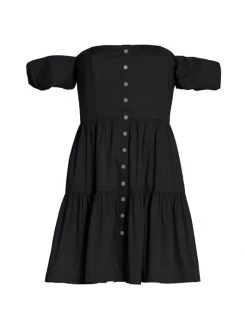 STAUD Elio Mini Dress Biscotti -STAUD popular shop unnamed file 49