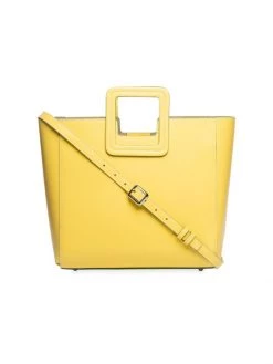 STAUD Shirley Leather Tote Wallflower -STAUD popular shop unnamed file 492